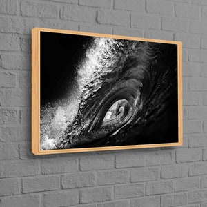 Black And White Surf, Surf Art Canvas, Black And White Art, Wave Photo Printed, Landscape Printed, Wave Canvas, Black And White Wall Decor,