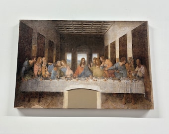 The Last Supper, Famous Canvas Art, Da Vinci Art, Last Dinner Wall Decor, Famous Poster, Reproduction Wall Art, Classic Wall Decor,