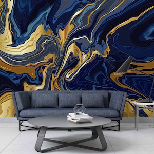 Abstrakter Marmor Wandbild, Abstrakte Wand-Papier, Luxus Marmor Wandbild, Modernes Marmor Wandbild, Gold Wandbild,