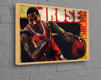 デリック・ローズ シカゴ・ブルズ サイン入り写真 サイン入りプリント