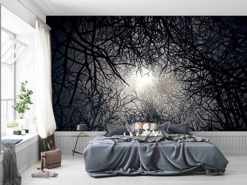 Buy Forest Landscape Wallpaper, Wallpaper Art, Landscape Paper Art