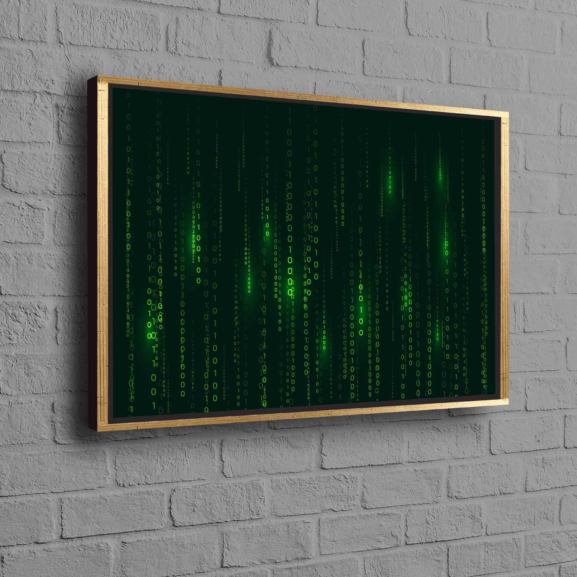 Computer Science Wall Art, Binary Code Canvas Gift, Personalized Gift ...