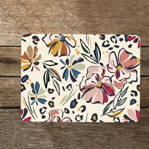 Flowers Serving Board, Floral Pattern Chopping Board, Flower Serving Board, Colorful Flowers Cutting Board, Meat Cutting Board, Glass Print,