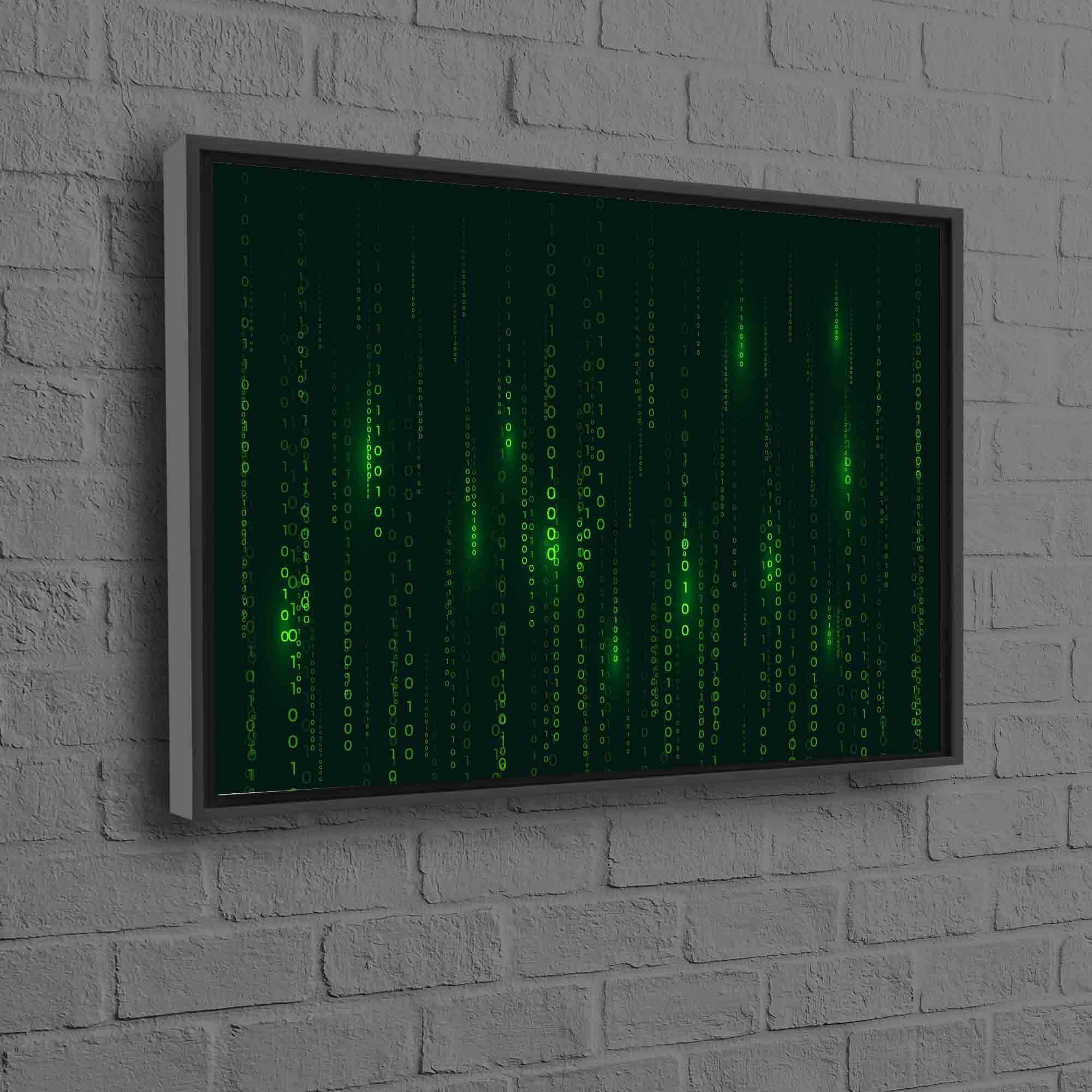 Computer Science Wall Art, Binary Code Canvas Gift, Personalized Gift ...