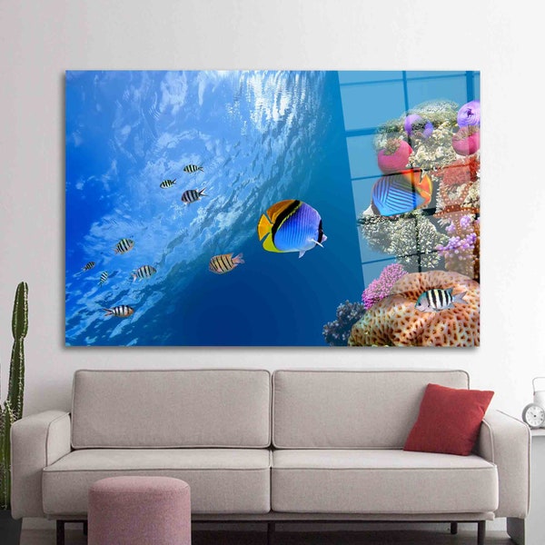 Seascape Art Glass Etsy