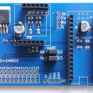 SIM800およびNano用シールド