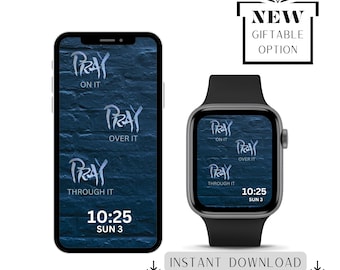 Mens Christian Matching Smartphone & Smartwatch Wallpapers Faith Inspired Designs IPhone and Apple Watch Digital Background Screensaver