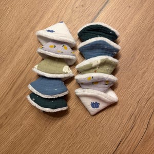 Lot de tipis à pipi bébé garçon – Cônes anti-pipi réutilisables – Pare pipi en tissu éponge – Cadeau naissance original