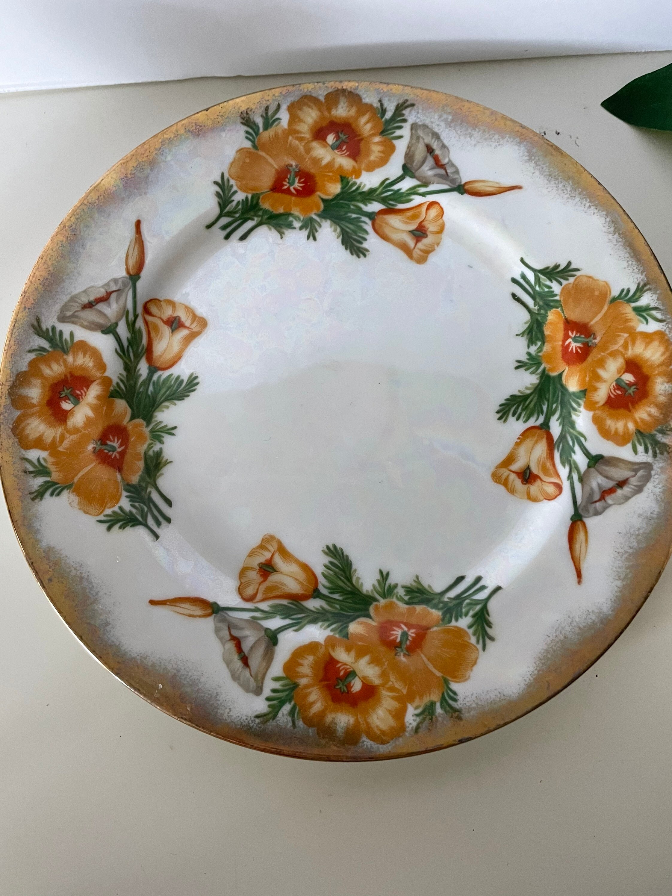 【zhangrui723405】中國微墨 39個セット August Poppy China, Vintage China Set, Floral China Set
