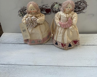Primitive Doll, Primitive Angel, Vintage Doll, Vintage Angel, Country Doll, Country Angel,