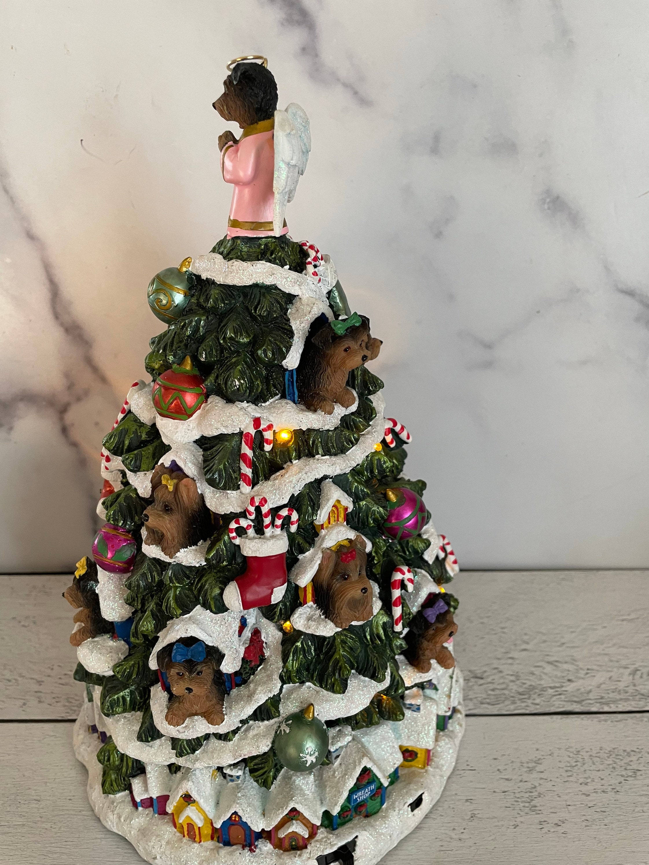 Danbury Mint Dog Tree Danbury Christmas Tree Danbury Yorkie Etsy