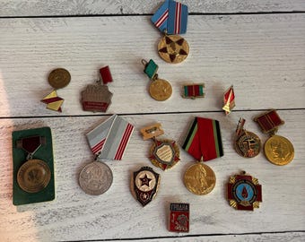 Soviet medals, Ussr medals, Soviet badges, USSR badges, Soviet pins, Ussr pins, Soviet memorabilia, USSR collectibles, Soviet military medal