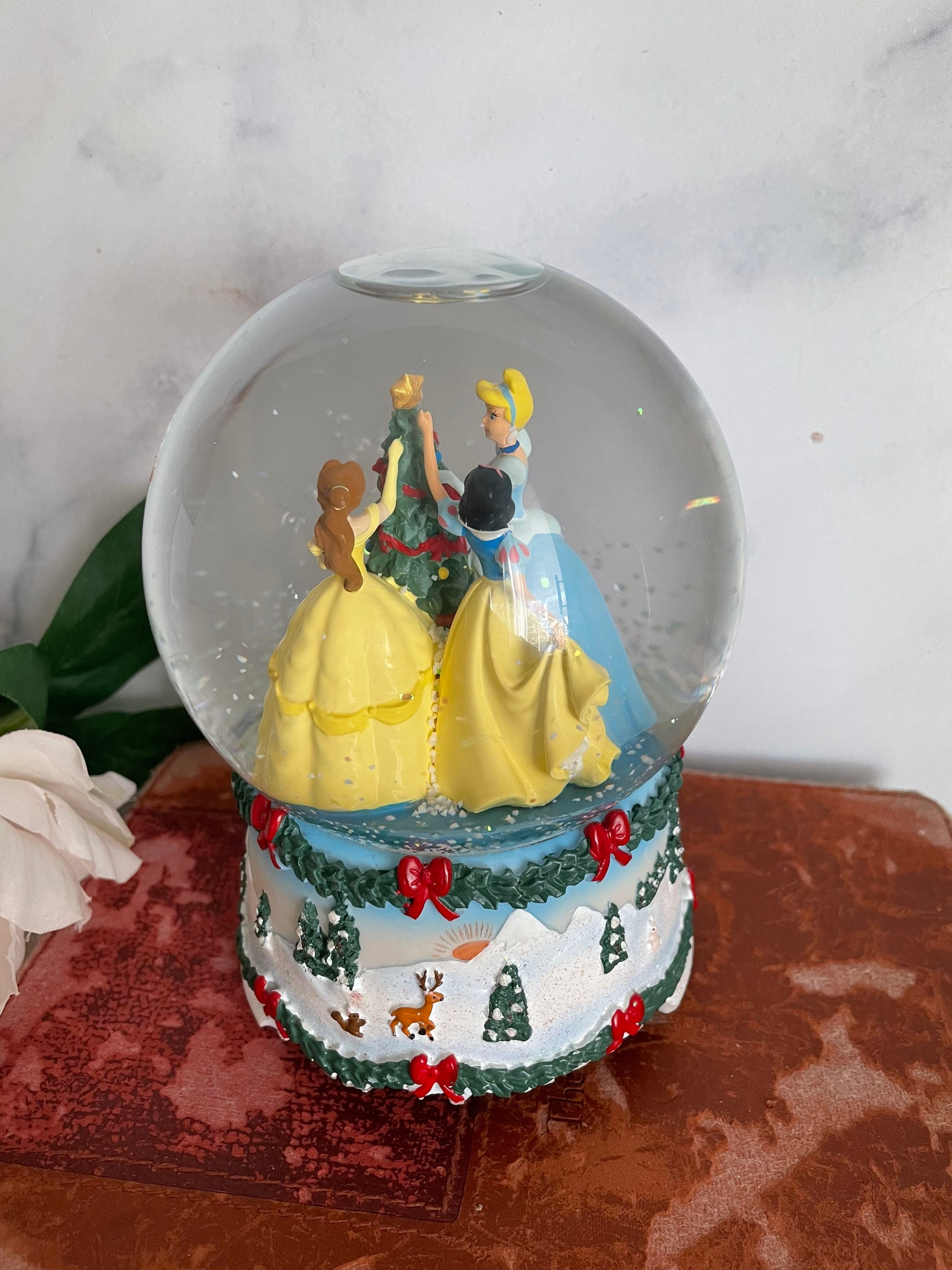 Disney Princess Snow Globe Cinderella Snow Globe Collectible Etsy