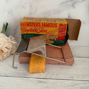 Vintage Feemster’s Famous Vegetable Slicer, Vintage Kitchen Tools