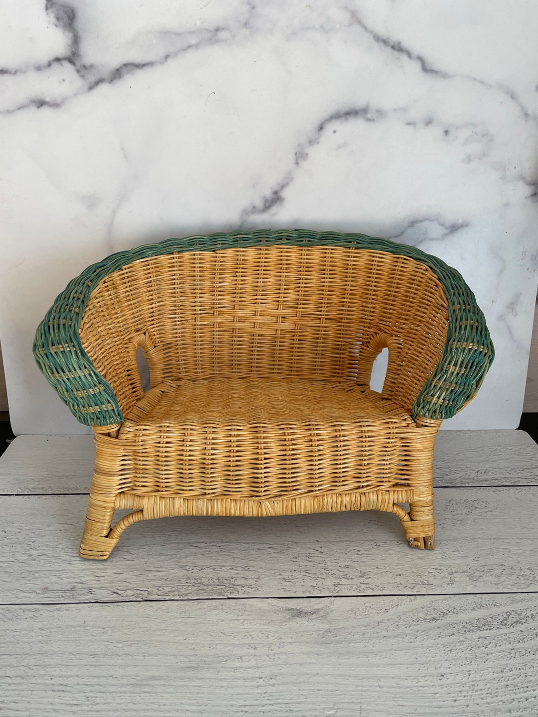 Doll Rattan Furniture Doll Rattan Bench Doll Rattan Chair Etsy
