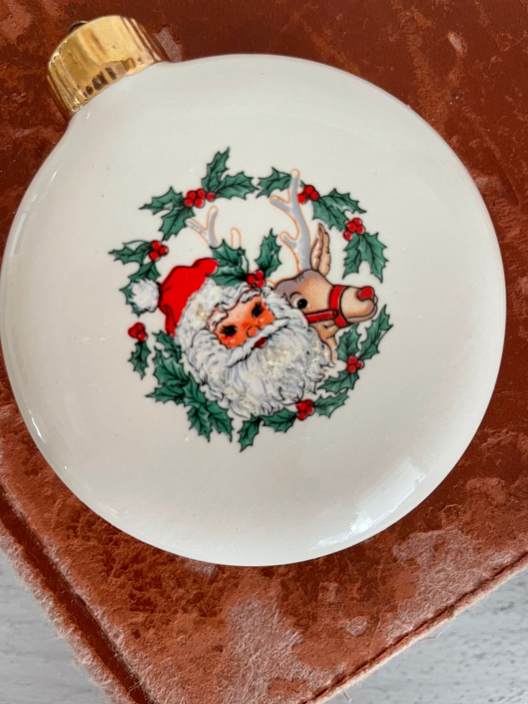 Vintage Ornament, Vintage Santa Ornament, Old World Santa, Santa and ...
