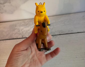 Pooh Ornament, Disney Ornament, Vintage Disney Ornament, Vintage Pooh Ornament, Hallmark Ornament BABY'S FIRST CHRISTMAS Winnie The Pooh