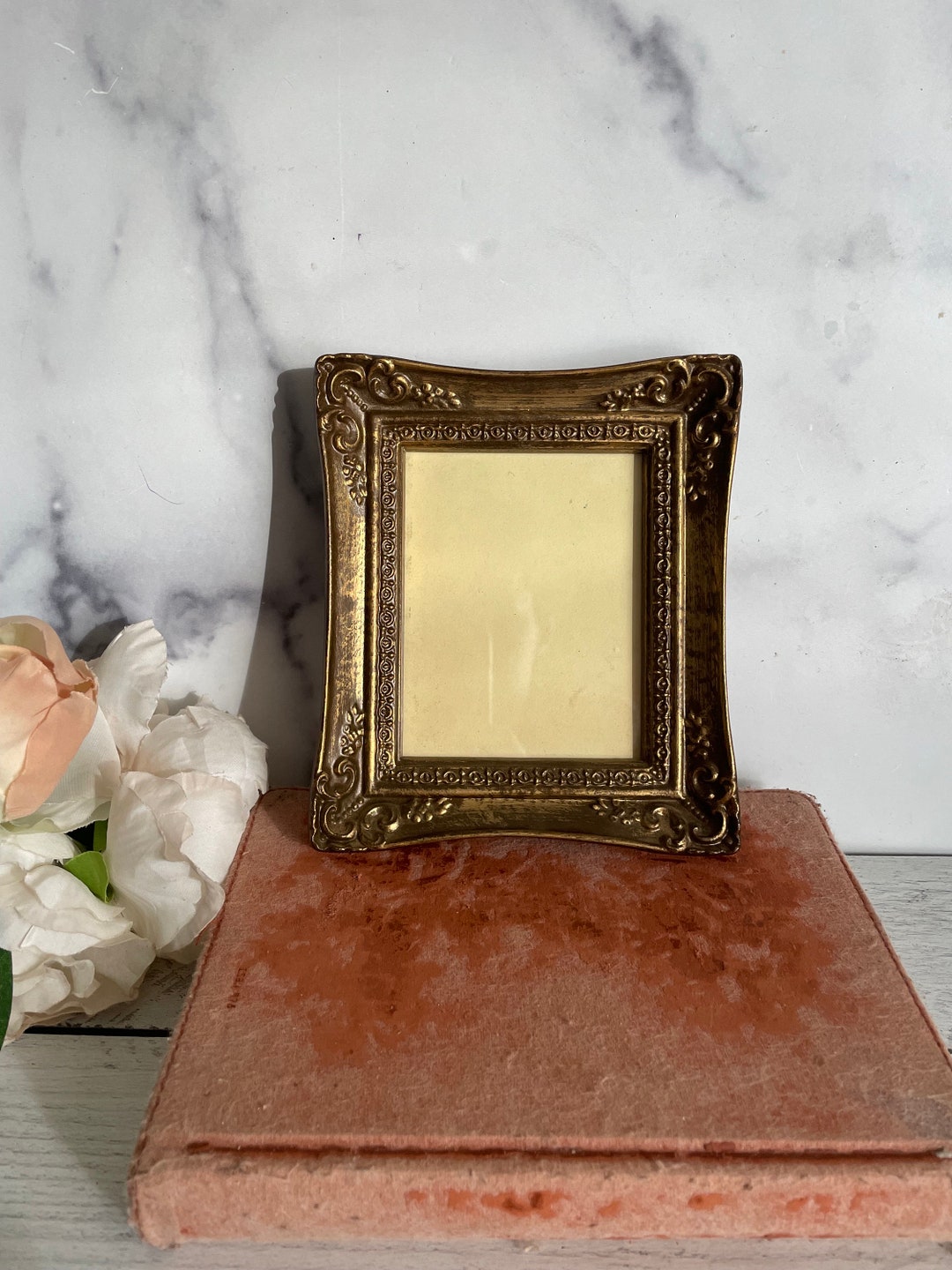 Vintage Picture Frame Gold Picture Frame Ornate Picture Etsy