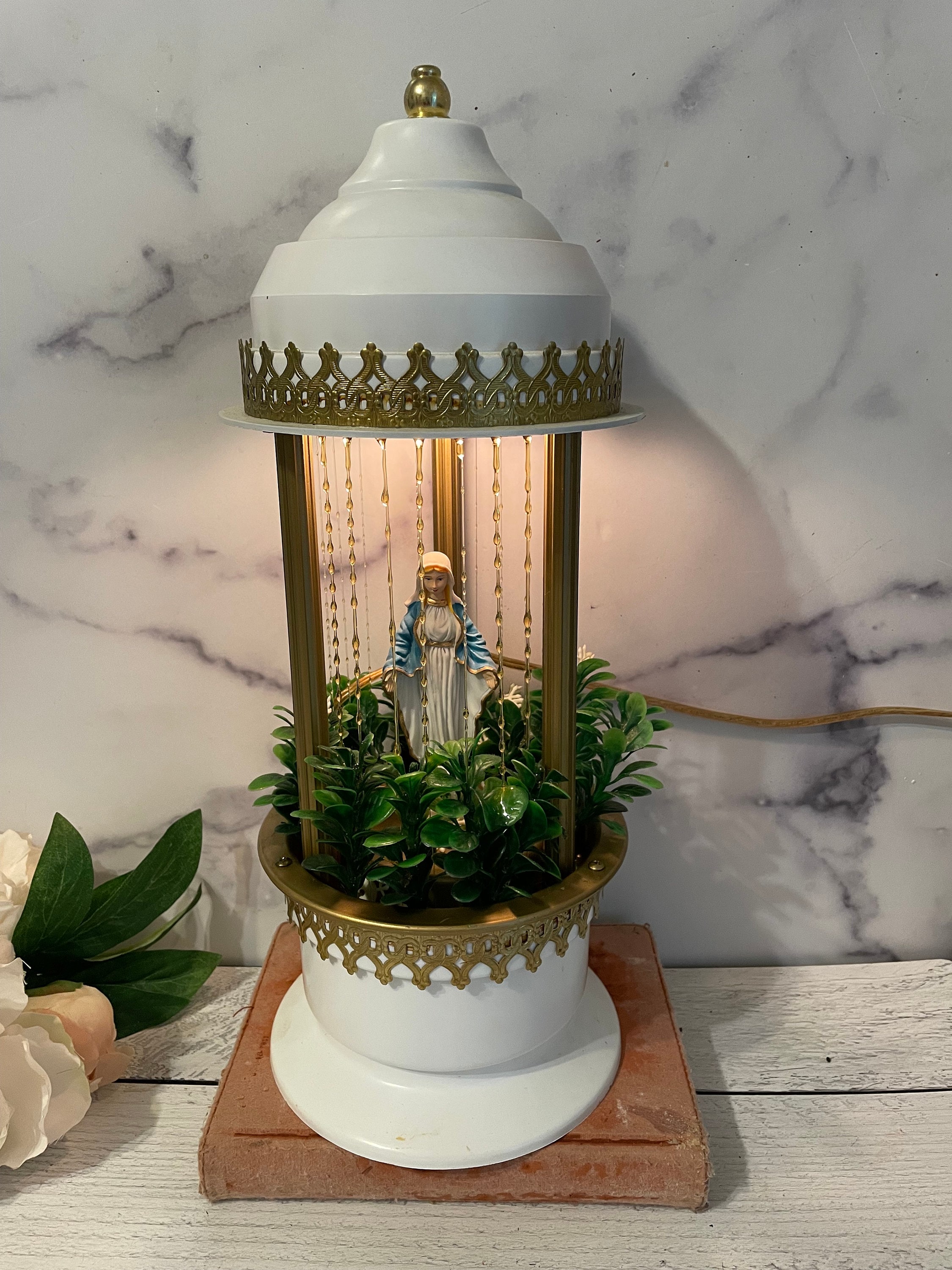 Vintage Mary Oil Rain Lamp, Vintage Mary Decor, Catholic Lamp, Catholic  Decor, Religious Lamp, Virgin Mary Lamp - Etsy, image size:2250x3000