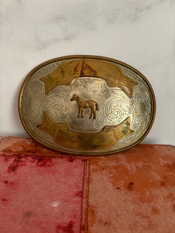 Stalion Belt Buckle, Western Belt Buckle, Horse Be