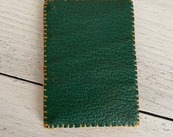Magic Wallet, Green Mini Magic Wallet, Flat Wallet, Pocket size Wallet, Vintage Magic Wallet