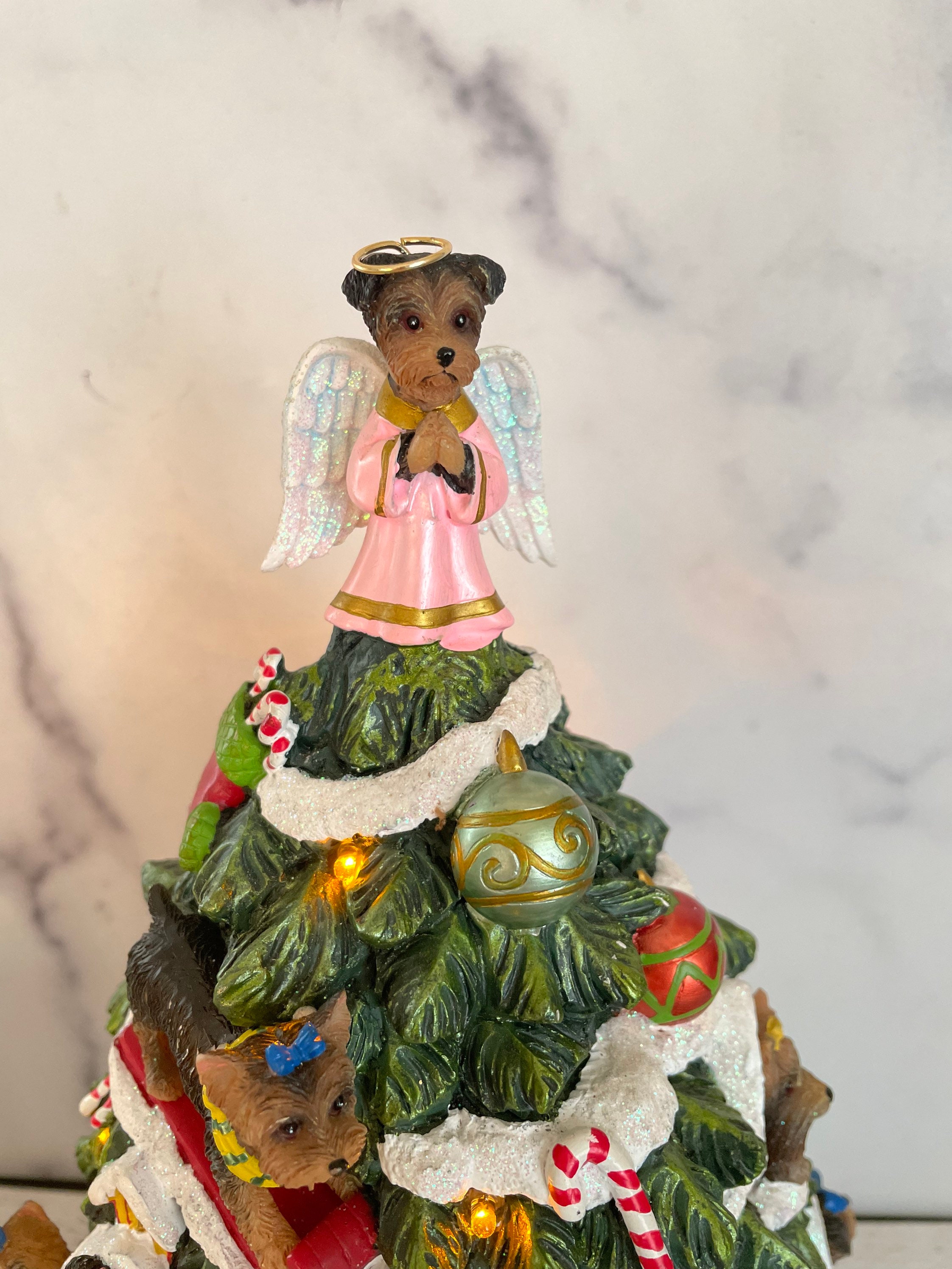 Danbury Mint Dog Tree Danbury Christmas Tree Danbury Yorkie Etsy