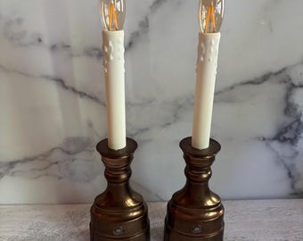 Vintage Electric Candles, Christmas Electric Candles, Window Candles, Vintage Lights, window lights, Flameless Candles