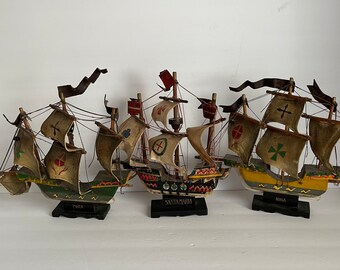 Vintage Sailing Boat, Columbus' Boats, Columbus' Famous Boats, Nina Boat, Santa Maria Boat, Pinta Boat, Christopher Columbus Boats,