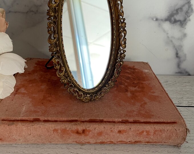 Small Mirror, Antique Mirror, Standing Mirror, Oval Mirror, God Mirror