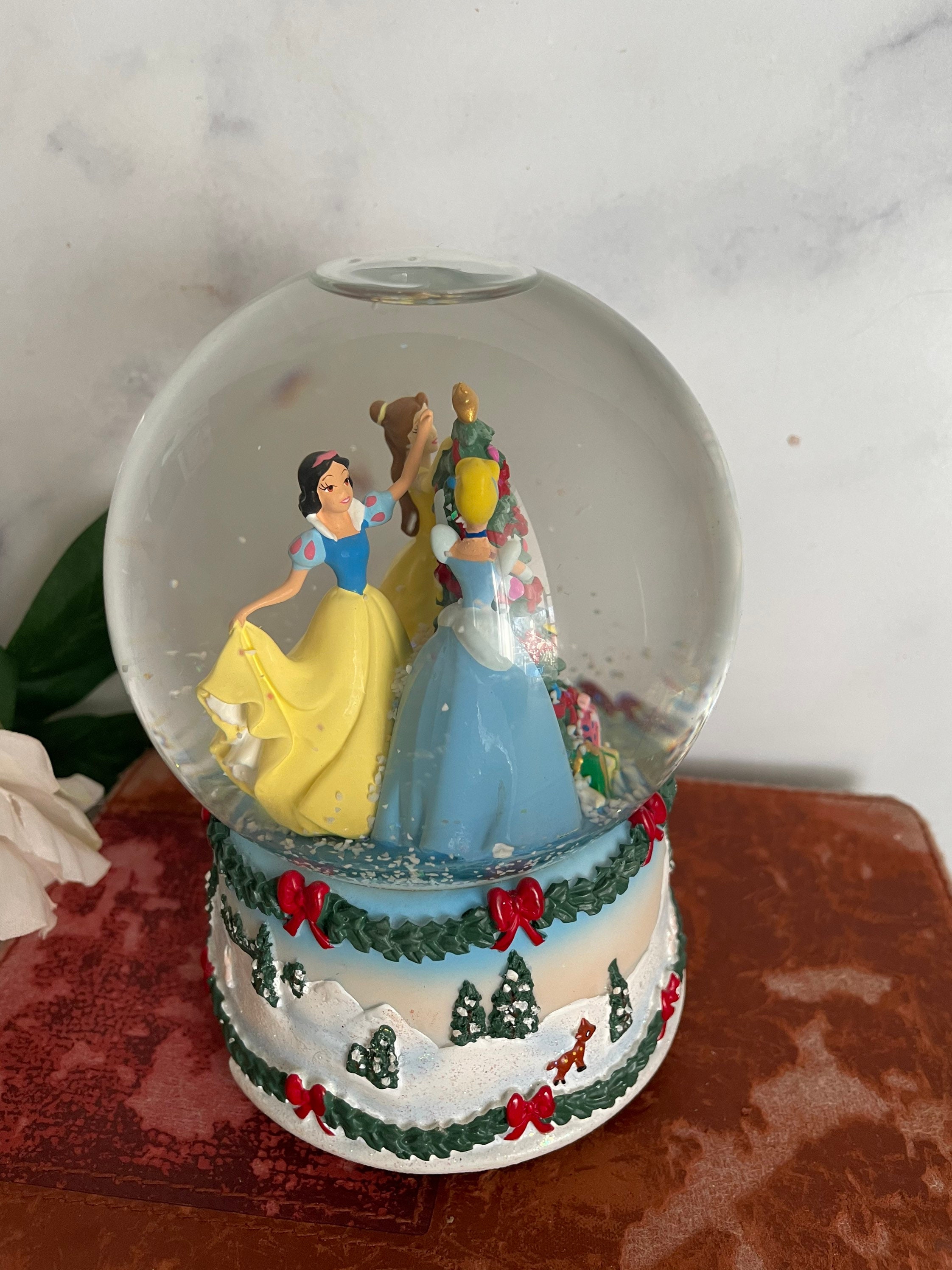Disney Princess Snow Globe Cinderella Snow Globe Collectible Etsy