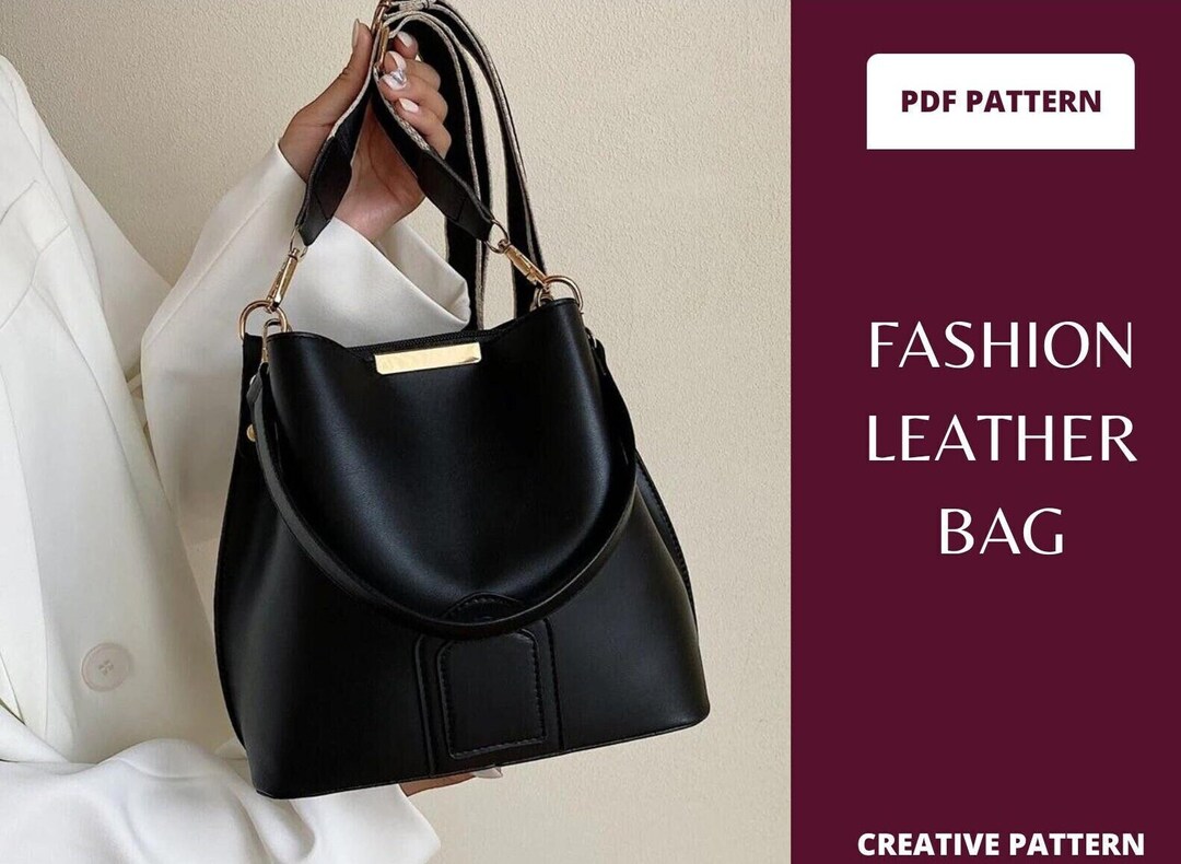 Leather Bag PDF Sewing Pattern Crossbody Bag Pattern Purse Pattern ...
