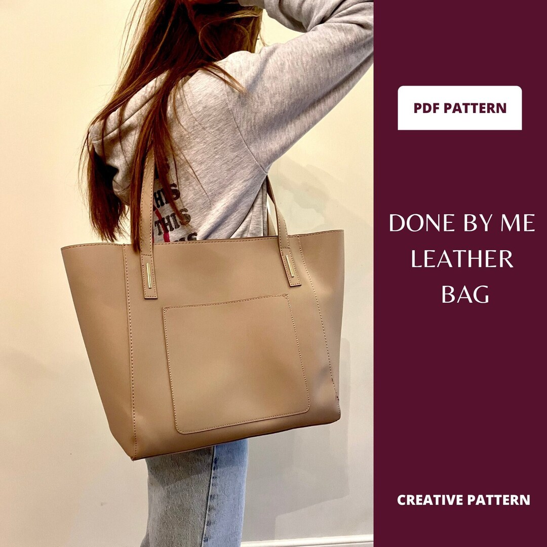 Leather Bag PDF Sewing Pattern Crossbody Bag Pattern Purse Etsy