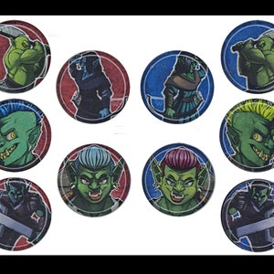 10 Pack Monster Tokens: Goblin Miniatures