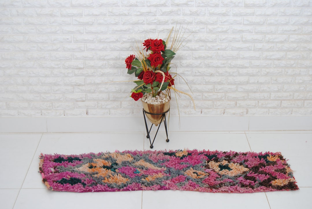 Small Moroccan Rug Vintage Moroccan Rug Boujaad Rug Handmade Rug Berber ...