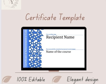Technical Certificate Word Template