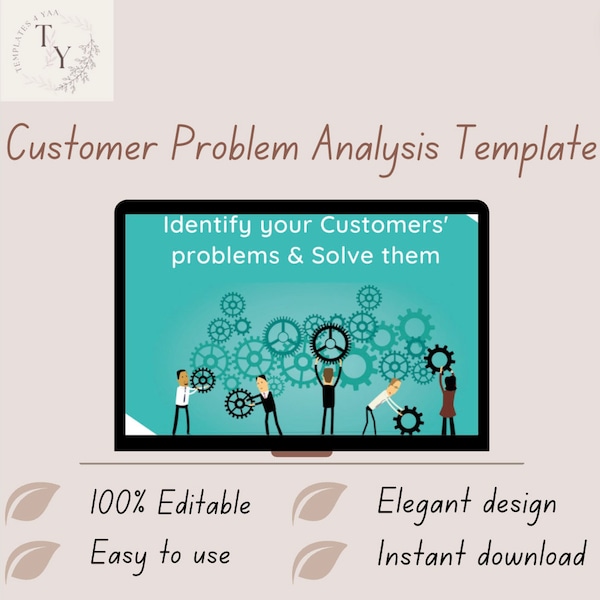 Versatile Cause-Effect Analysis & Customer Problem Template - Editable PowerPoint