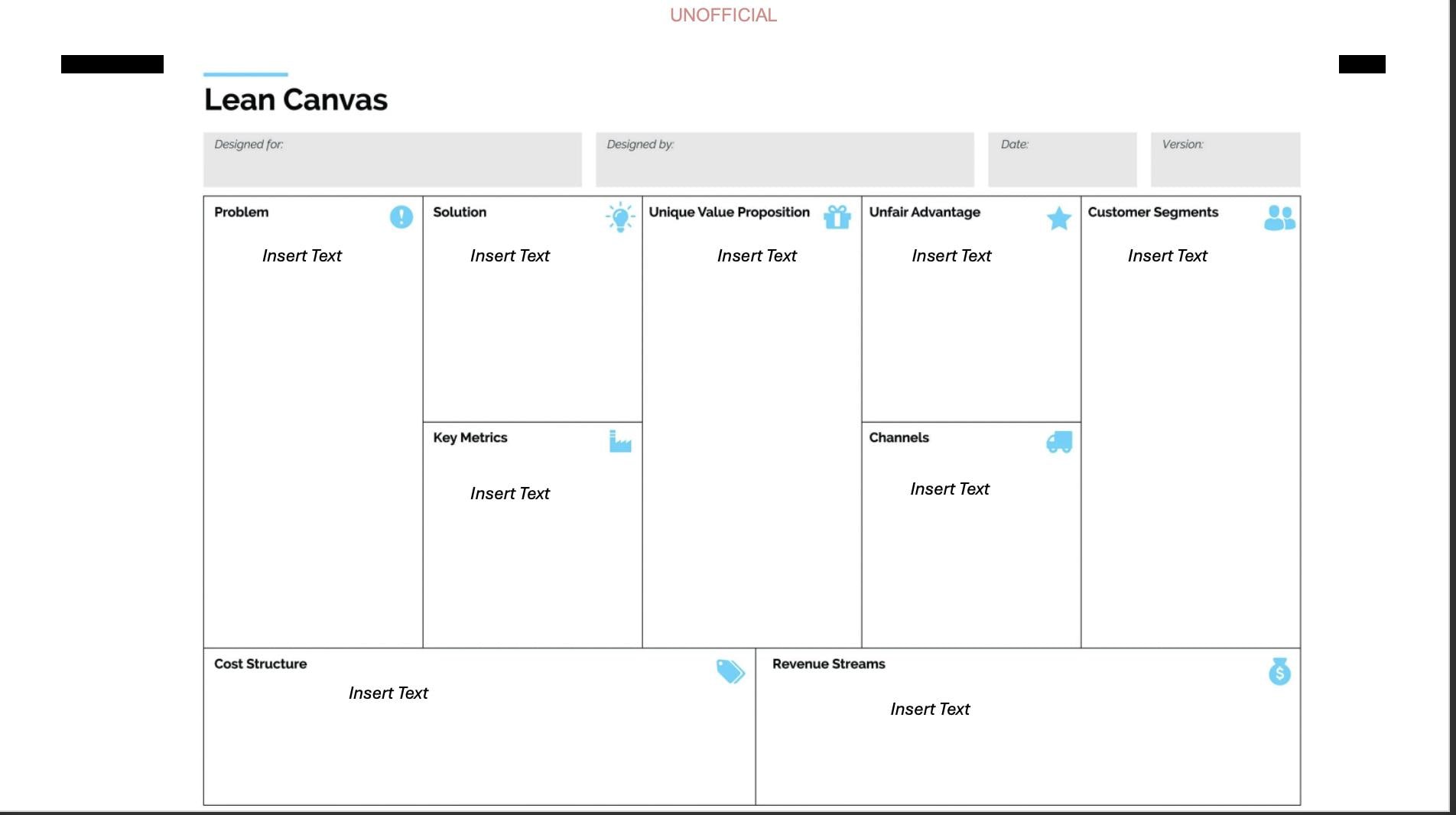 Lean Canvas & Business Model Canvas: Ms Powerpoint Template - Etsy ...