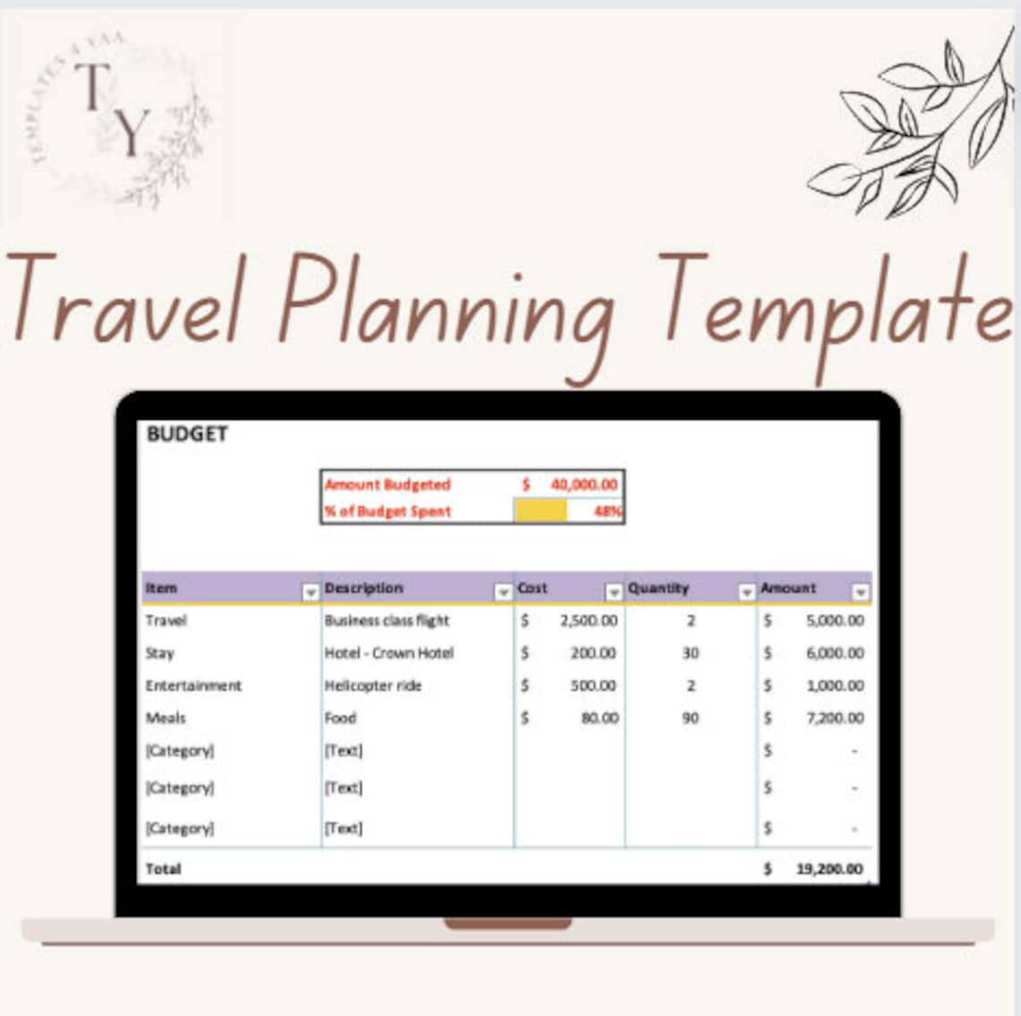 Ultimate Travel Planning Excel Template: Organize Your Adventures With