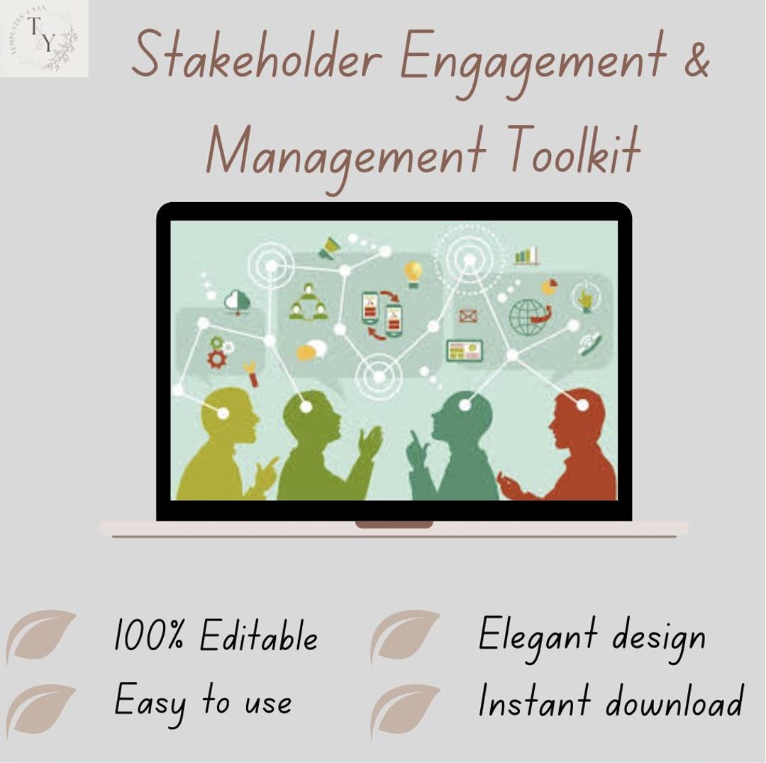 Stakeholder Engagement & Management Toolkit | MS Word and Excel ...
