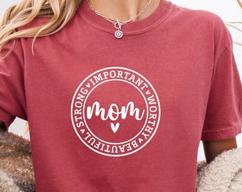 Camisa y sudadera "Mommy Life" de Comfort Colors®, regalo para mamá