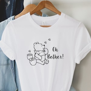 Pooh Bear Shirt: &quot;Oh Bother&quot; Honey Pot Design