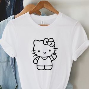 Kawaii Kitty Shirt, Cute Cat Shirt, Kitty Shirt, Cat Shirt, Kawaii Kitty Birthday Gift Shirt, Toddler Shirt, Kids Shirt