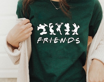 Chemise Mickey et ses amis, t-shirt Disney Squad, voyage Disneyland