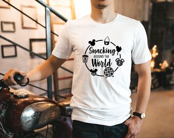 Snacking Around The World Shirt, Disney Vacation Tee