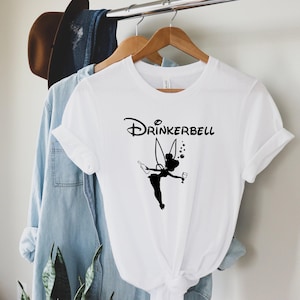 Drinkerbell Shirt: Funny Girls Night Drinking Princess Tee