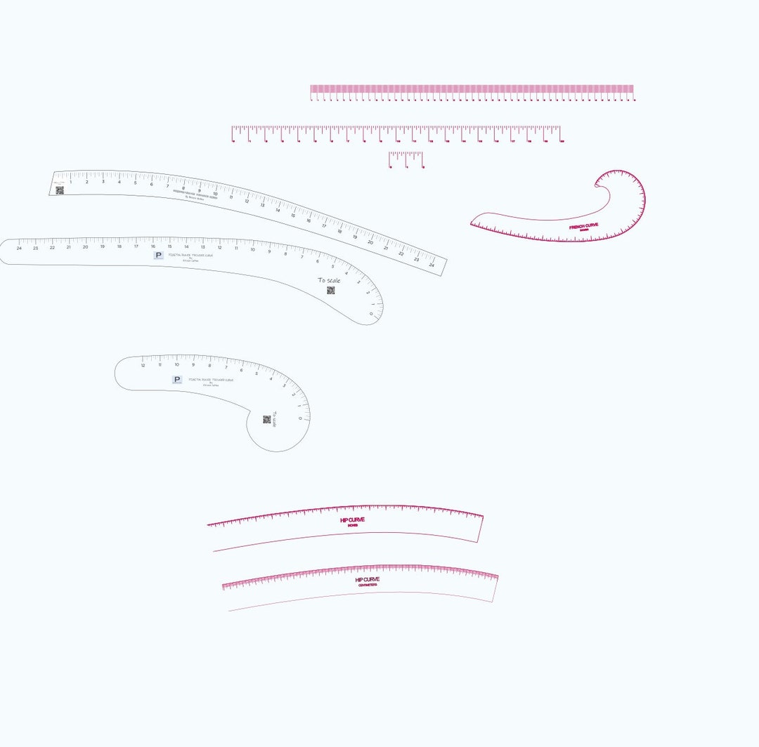 PDF 9 Pattern Making Rulers, Variform Ruler and Hip Curve Ruler to
