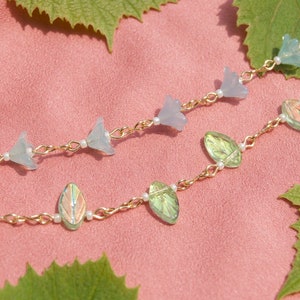 Flower & Leaf Bracelet