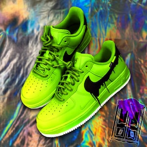 Neon drip nike air force 1 hotsell