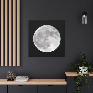 Moon wall canvas