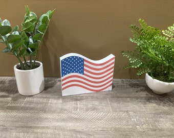 Afdrukbare papieren 3D Amerikaanse vlag - Digitale download